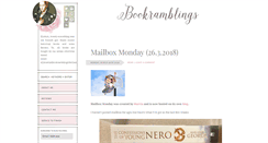 Desktop Screenshot of bookramblings.net