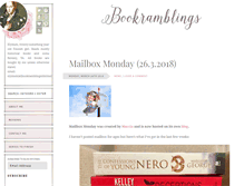 Tablet Screenshot of bookramblings.net